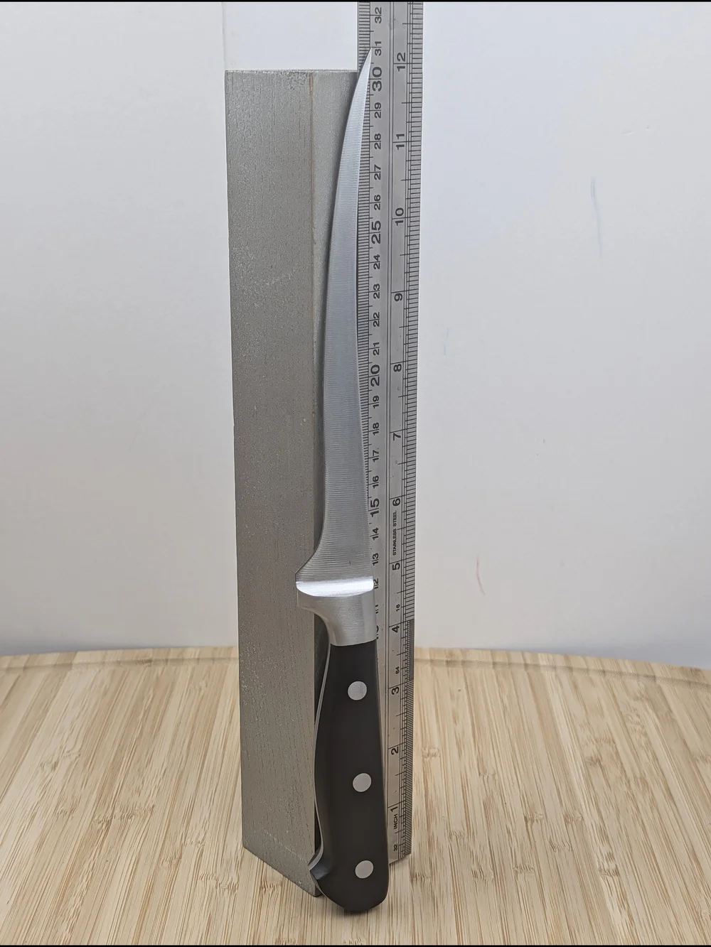 CRAFTED CULINARY 7in Filet Knife, Forged High-Carbon Stainless Steel, POM Handle